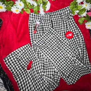 Tapered gingham Nasty Gal pants